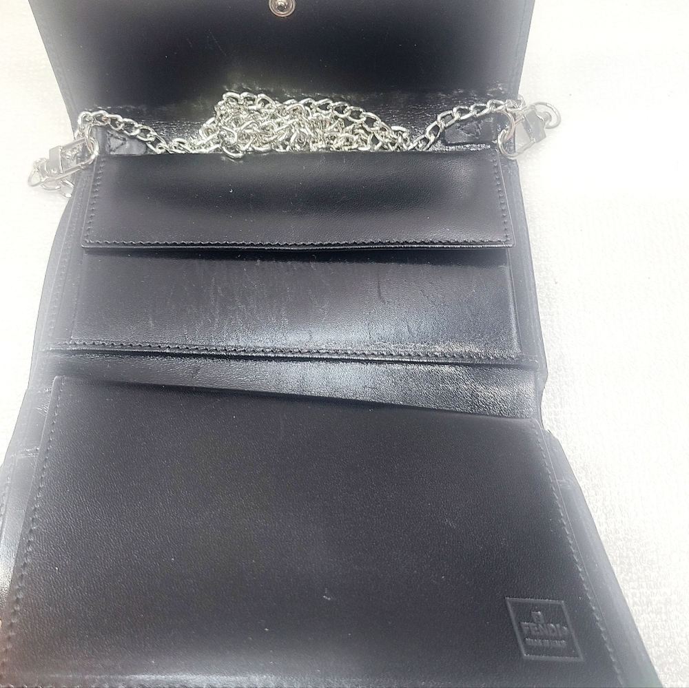 Fendi Leather Wallet On Chain - Picture 4 of 8